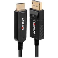 LINDY 20m FO Hybrid DP 1.2 an HDMI Kabel