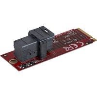 StarTech.com U.2 to M.2 Adapter - for 1 x U.2 PCIe NVMe SSD - M.2 PCIe x4 Host Interface - U.2 SSD - M.2 PCIe Adapter - U.2 Drive (M2E4SFF8643) - interface adapter - SAS - M.2 Card