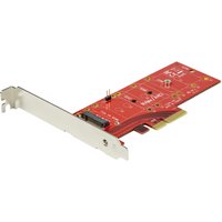 Startech M2 PCIe SSD Adapter - x4 PCIe 3.0 NVMe / AHCI / NGFF / M-Key - Low Profile and Full Profile - SSD PCIe M.2 Adapter (PEX4M2E1) - interface adapter - M.2 Card - PCIe x4