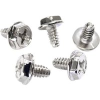 StarTech.com Replacement PC Mounting Screws #6-32 x 1/4in Long Standoff - Screw kit - silver - 0.2 in (pack of 50) - SCREW6_32 - screw kit