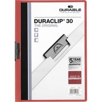 Click to view product details and reviews for Durable Duraclip 30 Clip File For A4 Capacity 30 Sheets Red With Transparent Front Cover. Click to view product details and reviews for Durable Duraclip 30 Clip File For A4 Capacity 30 Sheets Red With Transparent Front Cover.
