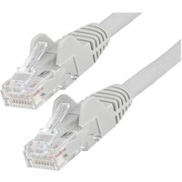 StarTech.com 2m LSZH CAT6 Ethernet Cable, 10 Gigabit Snagless RJ45 100W PoE Network Patch Cord with Strain Relief, CAT 6 10GbE UTP, Grey, Individually Tested/ETL, Low Smoke Zero Halogen - Category 6 - 24AWG (N6LPATCH2MGR) - patch cable - 2 m - grey