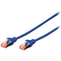 DIGITUS CAT 6 S/FTP Patchkabel, 10 Stück, 1m, blau