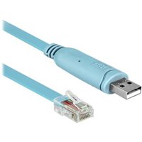 DELOCK RS-232 Konsolenkabel, USB-A Stecker > RJ45 Stecker 2m