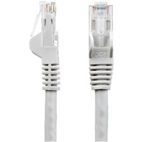StarTech.com 100ft CAT6 Ethernet Cable, 10 Gigabit Snagless RJ45 650MHz 100W PoE Patch Cord, CAT 6 10GbE UTP Network Cable w/Strain Relief, Gray, Fluke Tested/Wiring is UL Certified/TIA - Category 6 - 24AWG (N6PATCH100GR) - patch cable - 30.5 m - grey