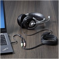 StarTech.com 4 Position to 2x 3 Position 3.5mm Headset Splitter Adapter - headset splitter - 20 cm