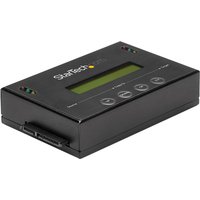 StarTech 1:1 Hard Drive Duplicator and Eraser for 2.5" & 3.5" SATA HDD SSD - LCD & RS-232 - 14GBpm Duplication Speed - Cloner & Wiper (SATDUP11) - hard drive duplicator