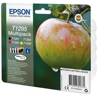 Click to view product details and reviews for Epson T1295 Multipack 4 Pack L Size Black Yellow Cyan Magenta Original Ink Cartridge. Click to view product details and reviews for Epson T1295 Multipack 4 Pack L Size Black Yellow Cyan Magenta Original Ink Cartridge.