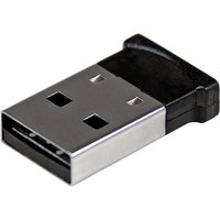 Startech Bluetooth Adapter - Mini Bluetooth 4.0 USB Adapter - 50m/165ft Wireless Bluetooth Dongle - Smart Ready LE+EDR (USBBT1EDR4) - network adapter - USB