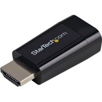 StarTech.com Compact HDMI to VGA Adapter Converter - Ideal for Chromebooks Ultrabooks & Laptops - 1920x1200/1080p - adapter - HDMI / VGA - 4.5 cm
