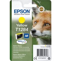Epson T1284 - M size - yellow - original - ink cartridge