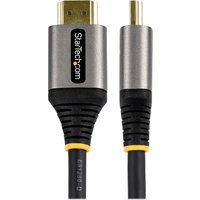 Startech 16ft (5m) HDMI 2.1 Cable, Certified Ultra High Speed HDMI Cable 48Gbps, 8K 60Hz/4K 120Hz HDR10+ eARC, Ultra HD 8K HDMI Cable/Cord w/TPE Jacket, For UHD Monitor/TV/Display - Dolby Vision/Atmos, DTS-HD (HDMM21V5M) - HDMI cable with Ethernet - 5 m