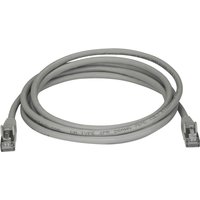 StarTech.com 2m CAT6A Ethernet Cable, 10 Gigabit Shielded Snagless RJ45 100W PoE Patch Cord, CAT 6A 10GbE STP Network Cable w/Strain Relief, Grey, Fluke Tested/UL Certified Wiring/TIA - Category 6A - 26AWG (6ASPAT2MGR) - patch cable - 2 m - grey