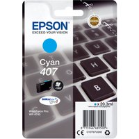 Epson 407 - L size - cyan - original - ink cartridge