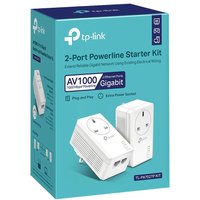 TP-Link TL-PA7027P V1 Starter Kit - powerline adapter kit - wall-pluggable