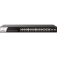 Draytek VigorSwitch G1282 - switch - 28 ports - smart - rack-mountable