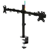 Kensington SmartFit Ergo Dual Extended Monitor Arm mounting kit - adjustable arm - for 2 monitors - black