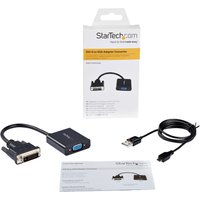 StarTech.com DVI-D to VGA Active Adapter Converter Cable - 1080p - DVI to VGA Converter box (DVI2VGAE) - video adapter - 24.8 m