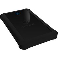 Geh. IcyBox USB 3.0  2,5 SATA3 HDD/SSD -> PC/MAC Silikon sw retail Geh. IcyBox USB 3.0  2,5 SATA3 HDD/SSD -> PC/MAC Silikon sw retail