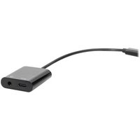 DIGITUS USB 3.1 Verteilerkabel Typ C-Klinke St/Bu/Bu 0.2m sw