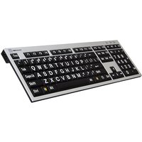 Click to view product details and reviews for Logickeyboard Xl Print Slim Line Keyboard Europe White On Black Input Device. Click to view product details and reviews for Logickeyboard Xl Print Slim Line Keyboard Europe White On Black Input Device.