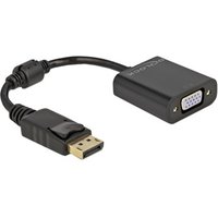 DELOCK Displayport Adapter 1.2 Stecker < VGA Buchse Schwarz