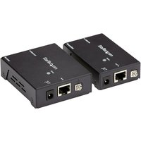 Startech HDMI over CAT5e / CAT6 Ethernet Extender with HDBaseT - 4K@115ft, 1080p@230ft - HDMI Video Transmitter and Receiver Kit w/ POC (ST121HDBTE) - video/audio extender