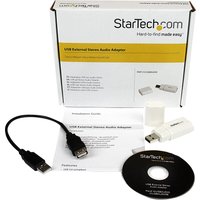 StarTech.com USB to Stereo Audio Adapter Converter - USB stereo Adapter - USB External sound Card - Laptop sound Card (ICUSBAUDIO) - sound card - USB 2.0