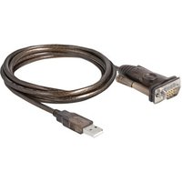 DELOCK Adapter USB2.0 Typ-A > 1x Seriell RS-232 D-Sub 9Pin S