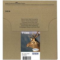 Click to view product details and reviews for Epson T1306 Multipack Easy Mail Packaging 3 Pack Yellow Cyan Magenta Original Ink Cartridge. Click to view product details and reviews for Epson T1306 Multipack Easy Mail Packaging 3 Pack Yellow Cyan Magenta Original Ink Cartridge.