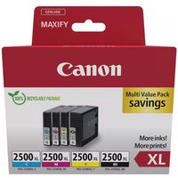 Canon PGI-2500XL BK/C/M/Y Multipack - 4-pack - XL - black, yellow, cyan, magenta - original - ink tank