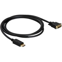 DELOCK Kabel Displayport>DVI24+1St/St 1m