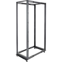 Startech 42U 19" Open Frame Server Rack, 4 Post Adjustable Depth 23-41" Mobile, Free Standing Rolling Network/Computer Equipment Data Rack, Dell PowerEdge, HP ProLiant ThinkServer - Adjustable Server Rack (4POSTRACK42) - rack - 42U