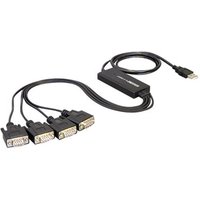Delock USB 2.0 > 4 x Serial Adapter - Serieller Adapter