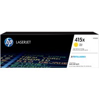 HP 415X - High Yield - yellow - original - LaserJet - toner cartridge (W2032X)