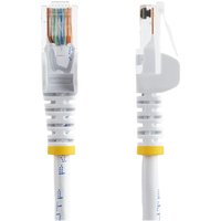 StarTech.com 1m White Cat5e / Cat 5 Snagless Patch Cable - patch cable - 1 m - white