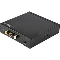 StarTech HDMI to RCA Converter Box with Audio - Composite Video Adapter - NTSC/PAL - 1080p (HD2VID2) - video converter - black