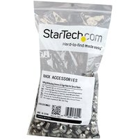 StarTech.com M6 Screws and Cage Nuts - 100 Pack - M6 Mounting Screws and Cage Nuts for Server Rack and Cabinet - Silver (CABSCREWM62) - rack screws and nuts