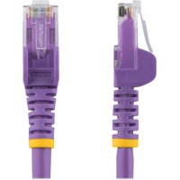 StarTech.com 3m CAT6 Ethernet Cable, 10 Gigabit Snagless RJ45 650MHz 100W PoE Patch Cord, CAT 6 10GbE UTP Network Cable w/Strain Relief, Purple, Fluke Tested/Wiring is UL Certified/TIA - Category 6 - 24AWG (N6PATC3MPL) - network cable - 3 m - purple