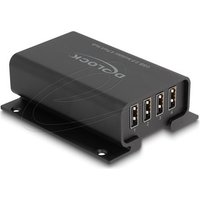 DELOCK 4 Port USB 2.0 Isolator Hub 5 kV