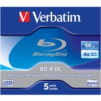 Verbatim - BD-R DL x 5 - 50 GB - storage media