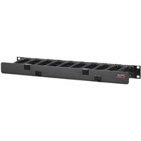 APC Horizontal Cable Manager Single-Sided with Cover - rack cable management kit - 1U - TAA Compliant