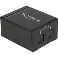 DELOCK TOSLINK Switch 2 x TOSLINK in zu 1 x TOSLINK out