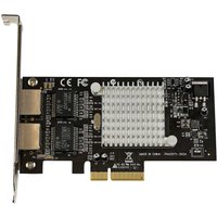 Startech Dual Port PCI Express (PCIe x4) Gigabit Ethernet Server Adapter - 2 Port Network Card - Intel i350 NIC - GbE Network Card (ST2000SPEXI) - network adapter - PCIe 2.1 x4 - Gigabit Ethernet x 2