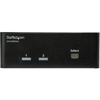 StarTech.com 2-Port DisplayPort KVM Switch - Dual-Monitor - 4K 60 - with Audio & USB Peripheral Support - DP 1.2 - USB Hub (SV231DPDDUA2) - KVM / audio / USB switch - 2 ports