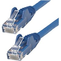 StarTech.com 5m LSZH CAT6 Ethernet Cable, 10 Gigabit Snagless RJ45 100W PoE Network Patch Cord with Strain Relief, CAT 6 10GbE UTP, Blue, Individually Tested/ETL, Low Smoke Zero Halogen - Category 6 - 24AWG (N6LPATCH5MBL) - patch cable - 5 m - blue