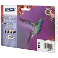 Click to view product details and reviews for Epson T0807 Multipack 6 Pack Black Yellow Cyan Magenta Light Magenta Light Cyan Original Ink Cartridge. Click to view product details and reviews for Epson T0807 Multipack 6 Pack Black Yellow Cyan Magenta Light Magenta Light Cyan Original Ink Cartridge.