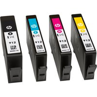 HP 912 - 4-pack - black, yellow, cyan, magenta - original - ink cartridge