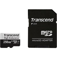SD microSD Card 256GB Transcend SDXC USD350V w/adapter