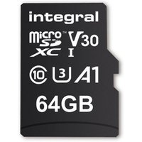 Integral - flash memory card - 64 GB - microSDXC UHS-I
